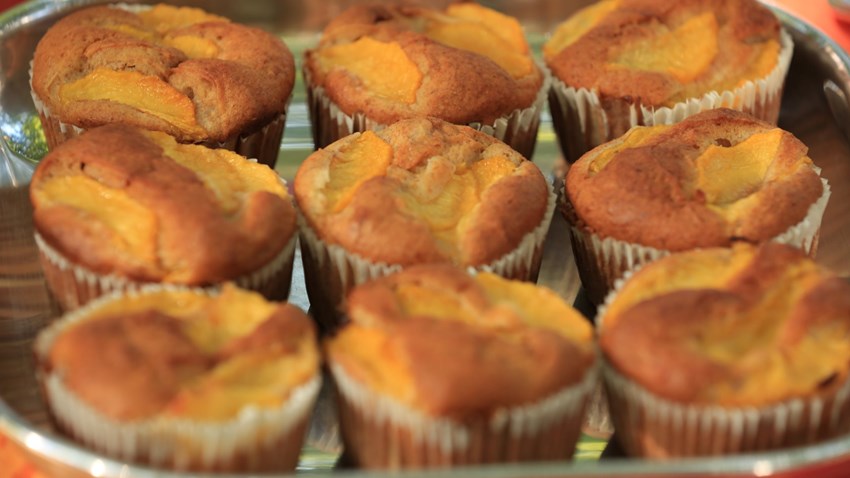 Şeftalili Muffin