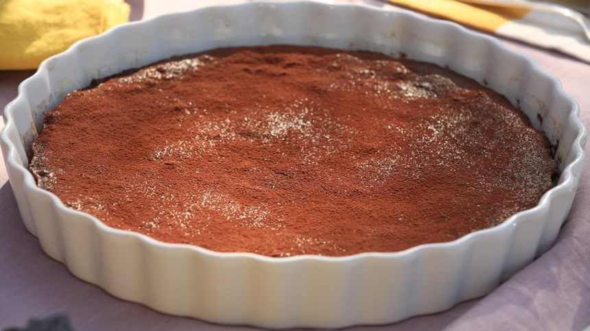 Unsuz Şekersiz Çikolatalı Tart